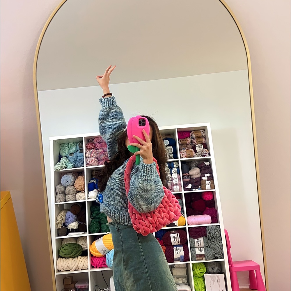 Velvet Chunky Bag - Picture 2 of 2